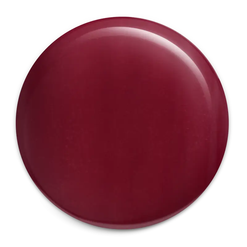 Red Circular Button Shape with Smooth Surface