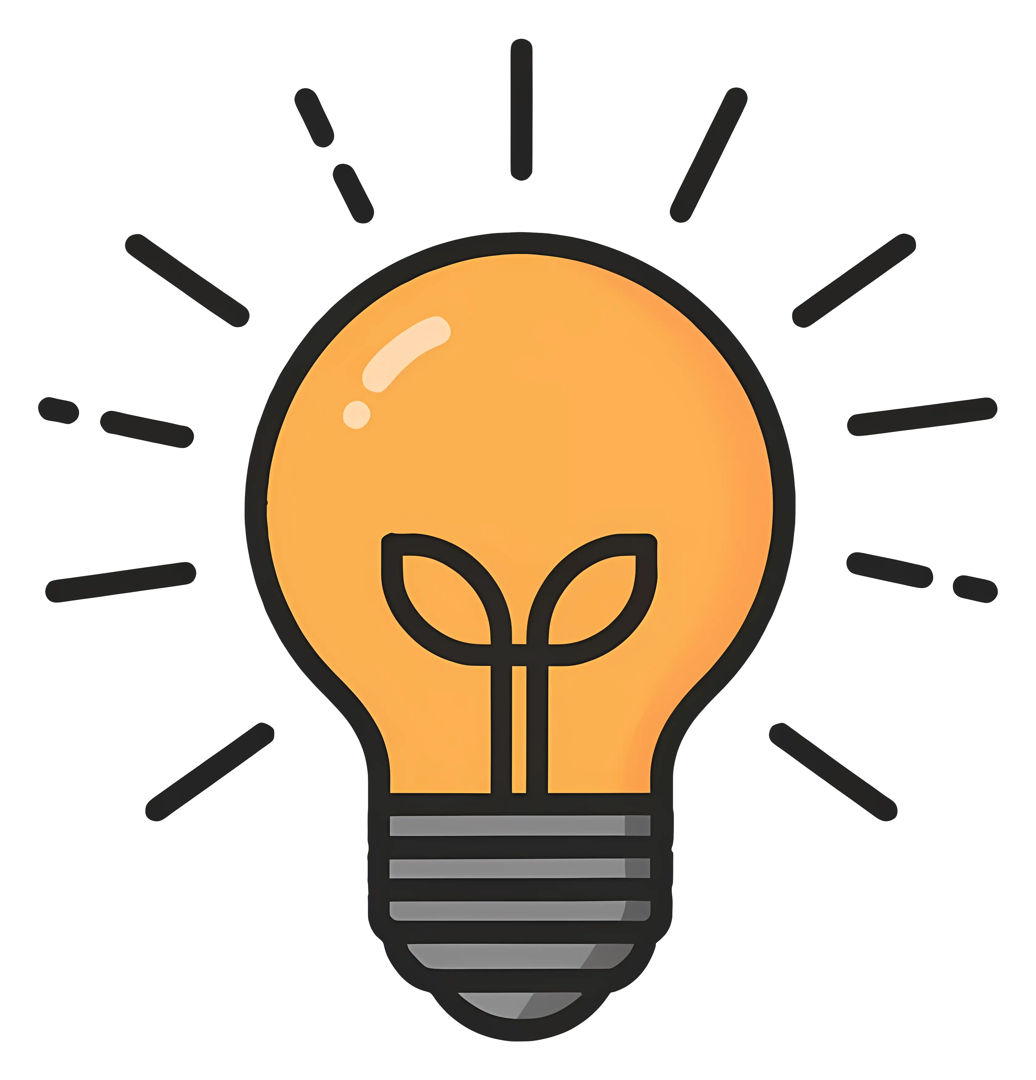 Eco Light Bulb with Growing Plant
