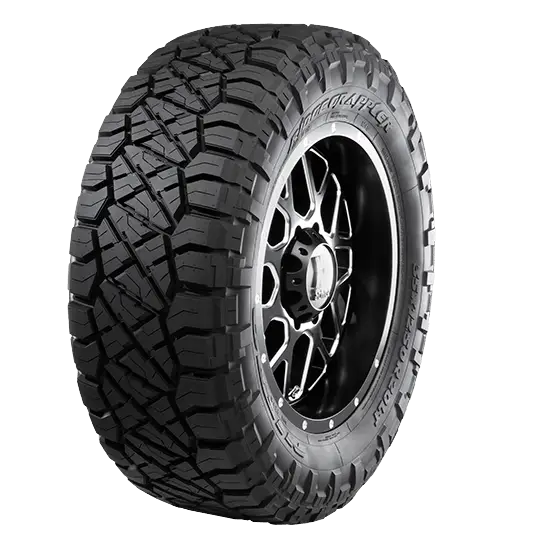 Large Black Tire for Automotive Use