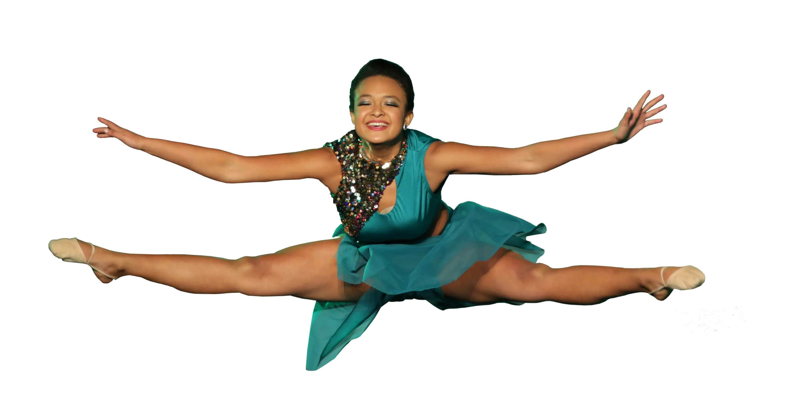 Dancer in Mid-Air Split