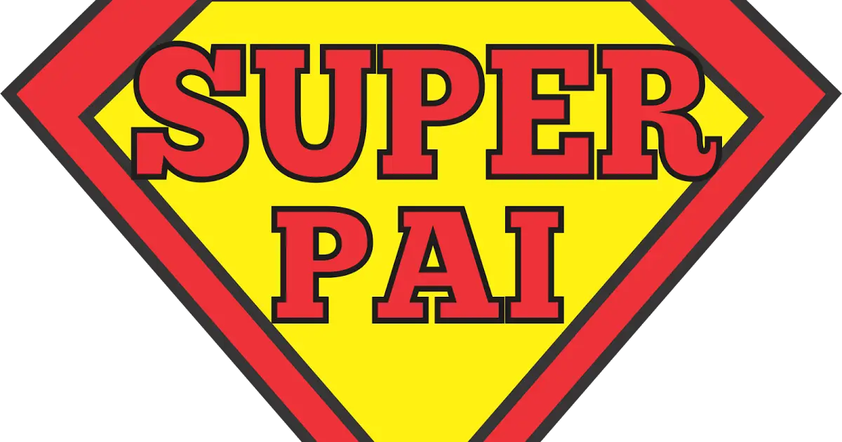 Super Dad Superhero Badge