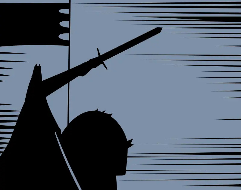 Silhouette of a Knight