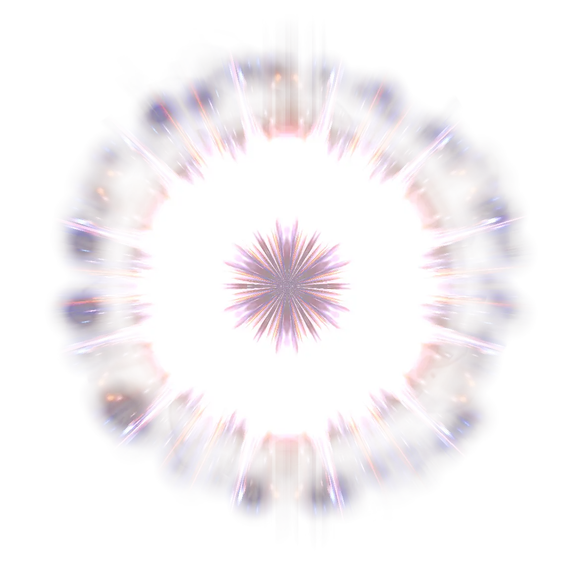 Glowing Light Burst Effect Illustration