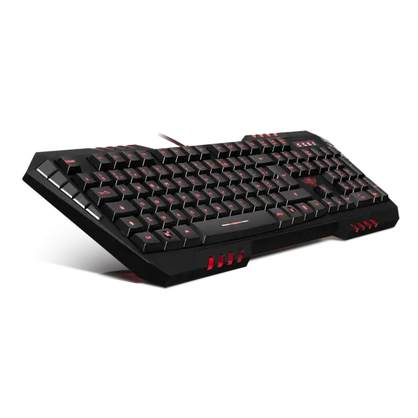 Gaming Keyboard with Red LED Light