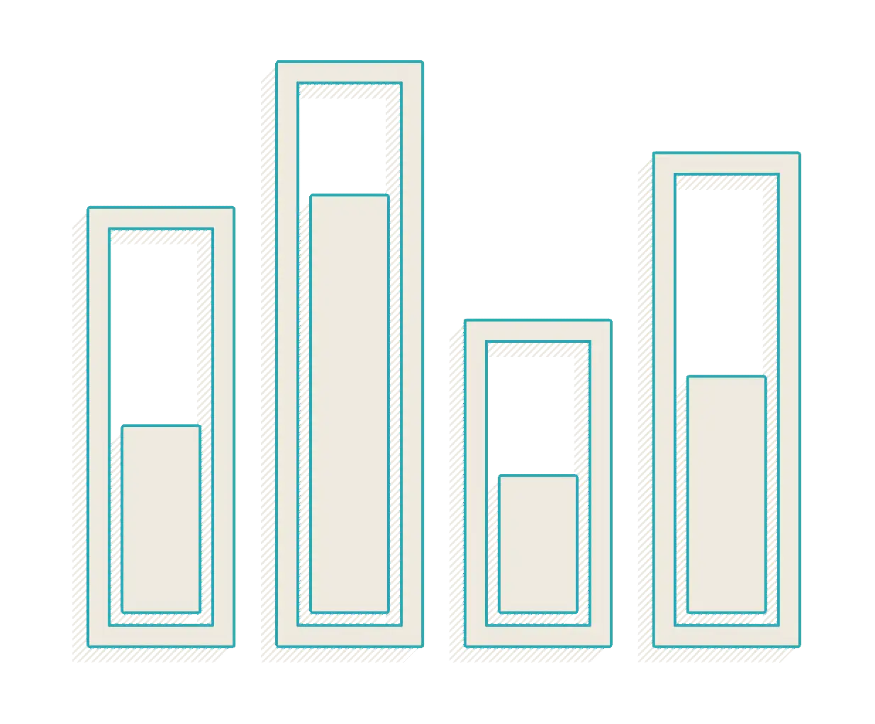 Simple Bar Chart Illustration