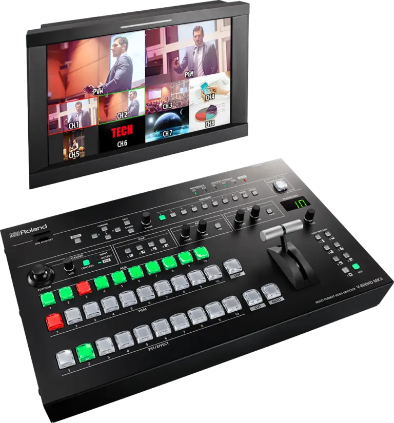 Video Switcher with Monitor