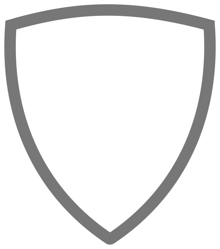 Minimalist Shield Outline Icon