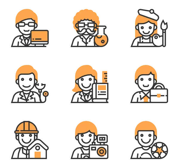 Various Profession Icons