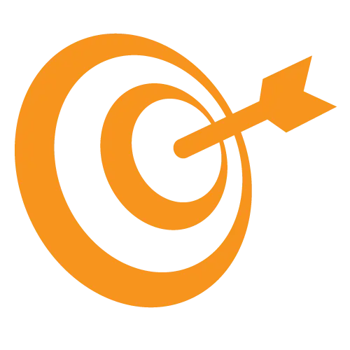 Bullseye Target with Arrow