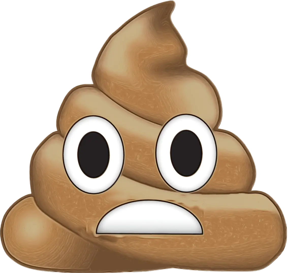 Funny Poop Emoji Cartoon Design