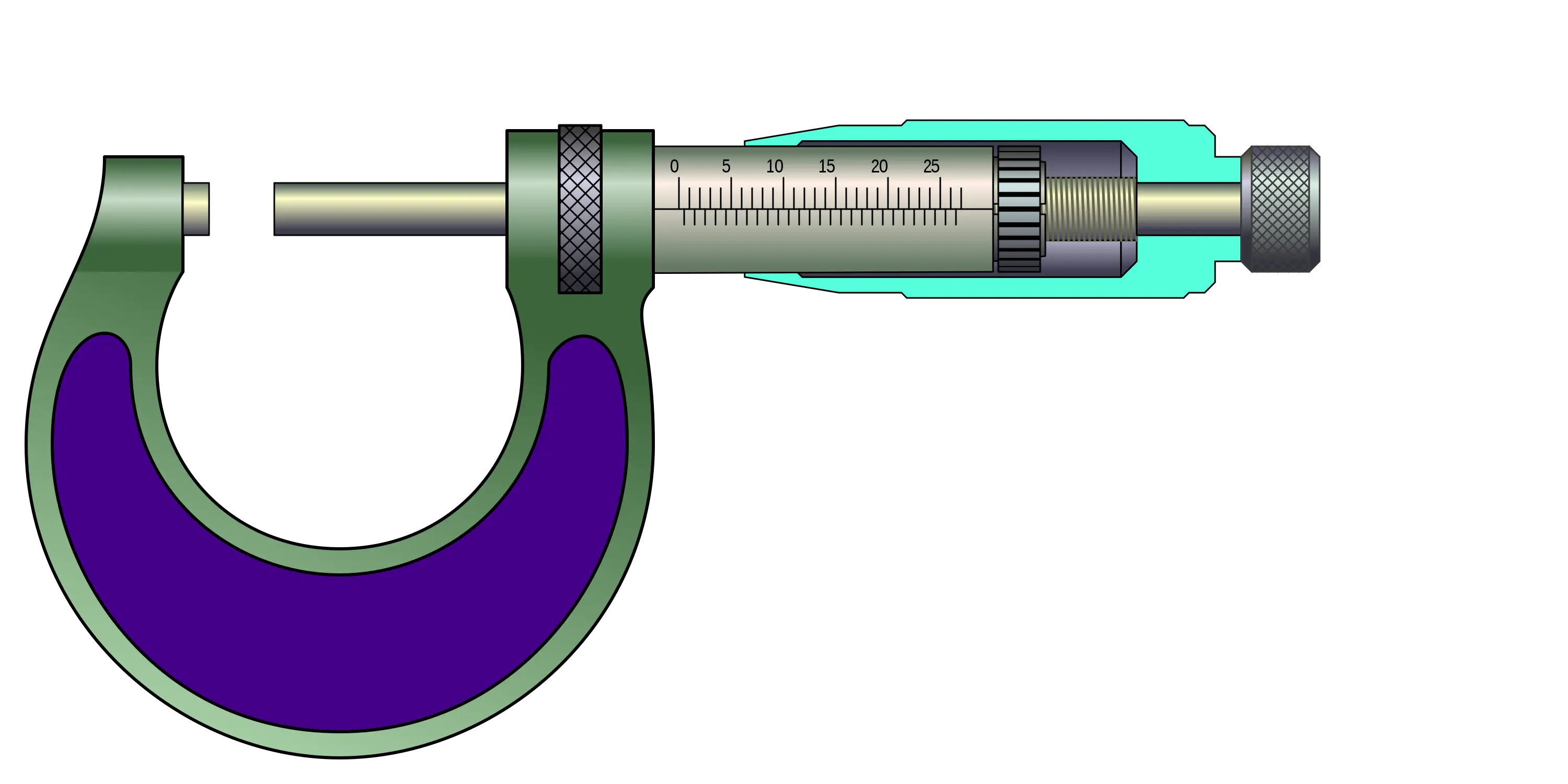 Micrometer Screw Gauge Illustration