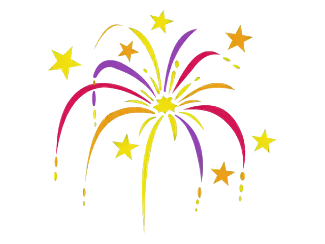 Colorful Fireworks Illustration