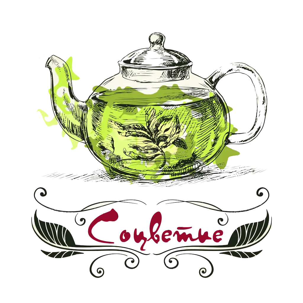 Vintage Green Teapot Drawing