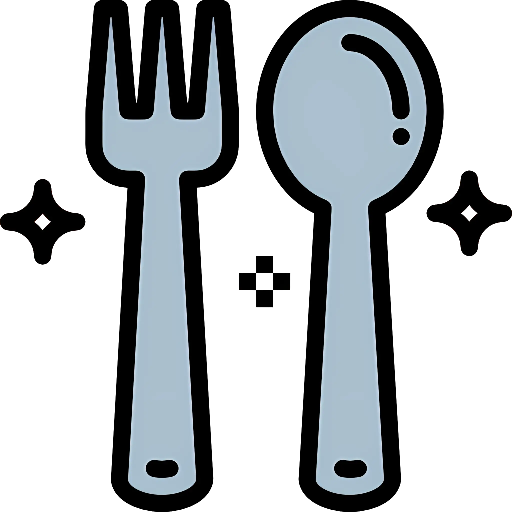 Clean Fork and Spoon