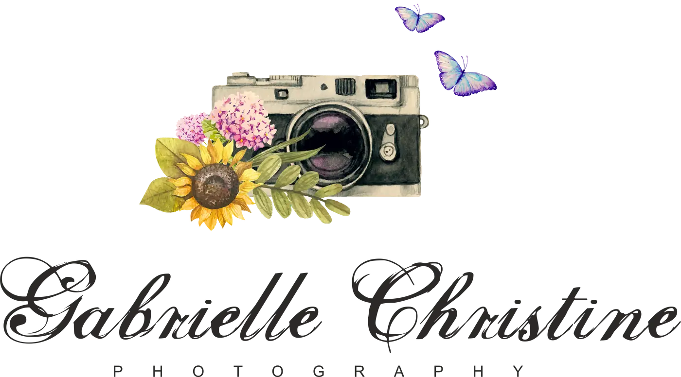 Vintage Camera with Flowers and Butterflies