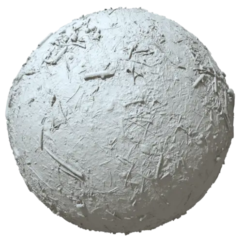 Textured White 3D Sphere