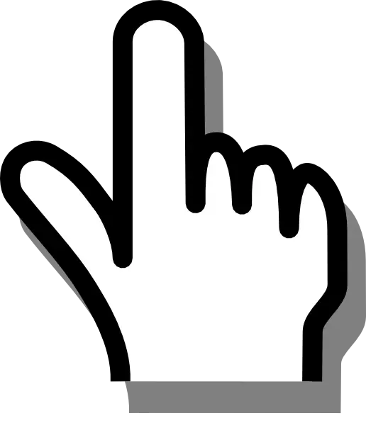 Hand Pointing Up Icon