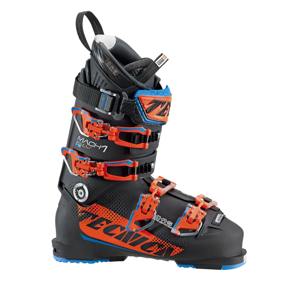 Tecnica Black and Orange Ski Boot