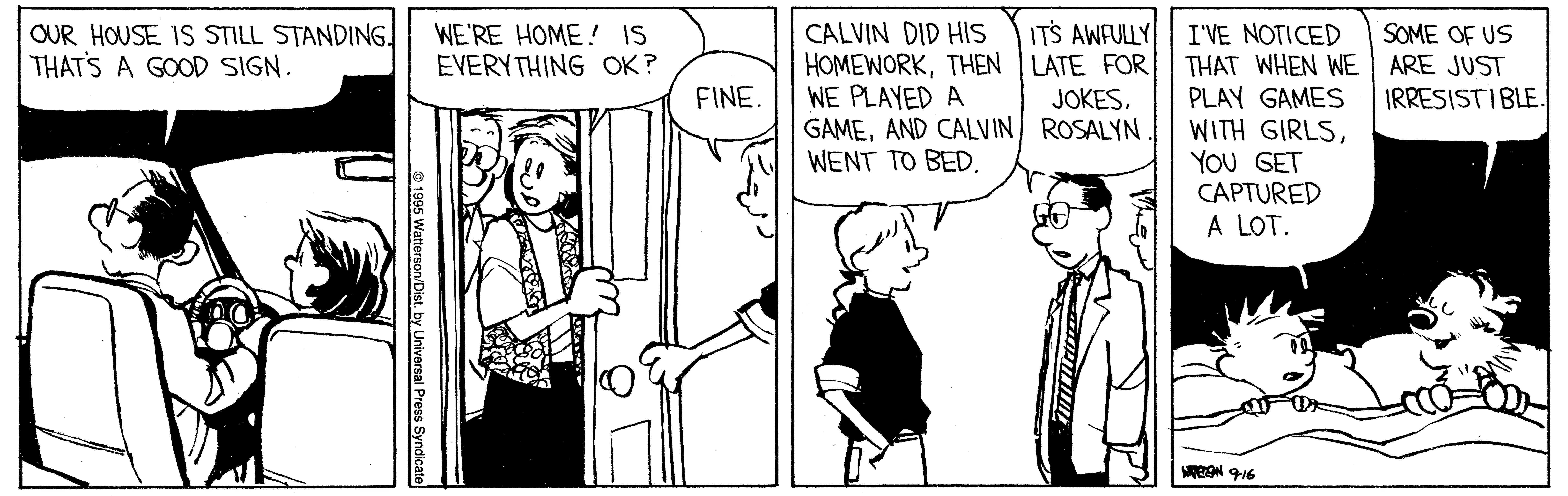Calvin and Hobbes Comic Strip