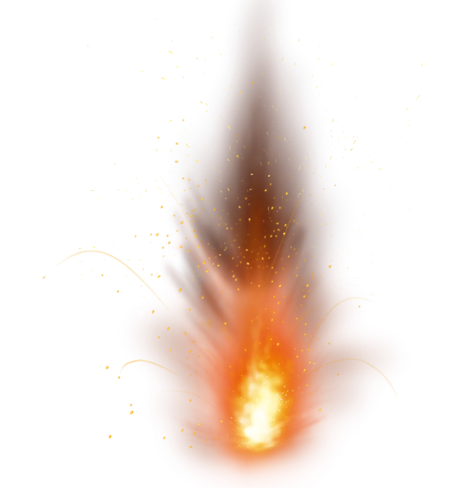 Bright Fire Flame Illustration