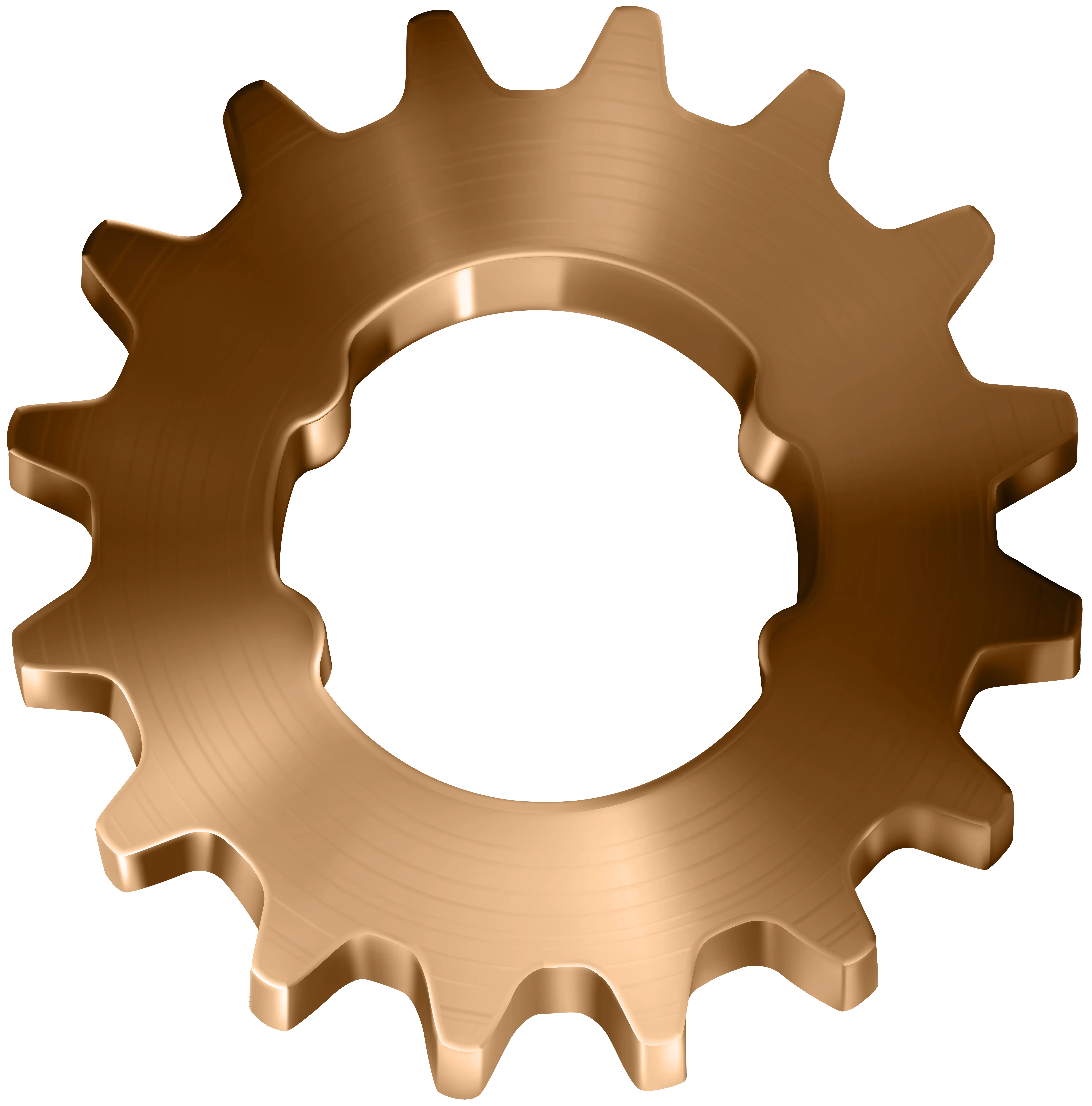 Golden Gear Cog for Machinery