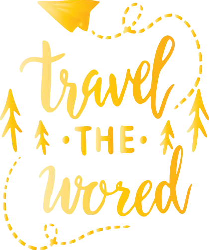 Travel the World Inspirational Typography