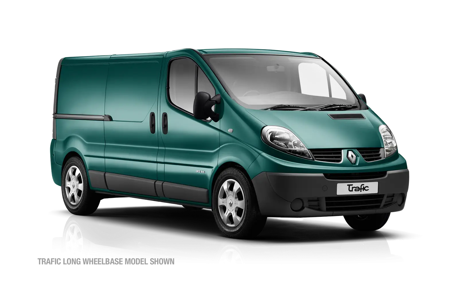 Green Renault Trafic Van