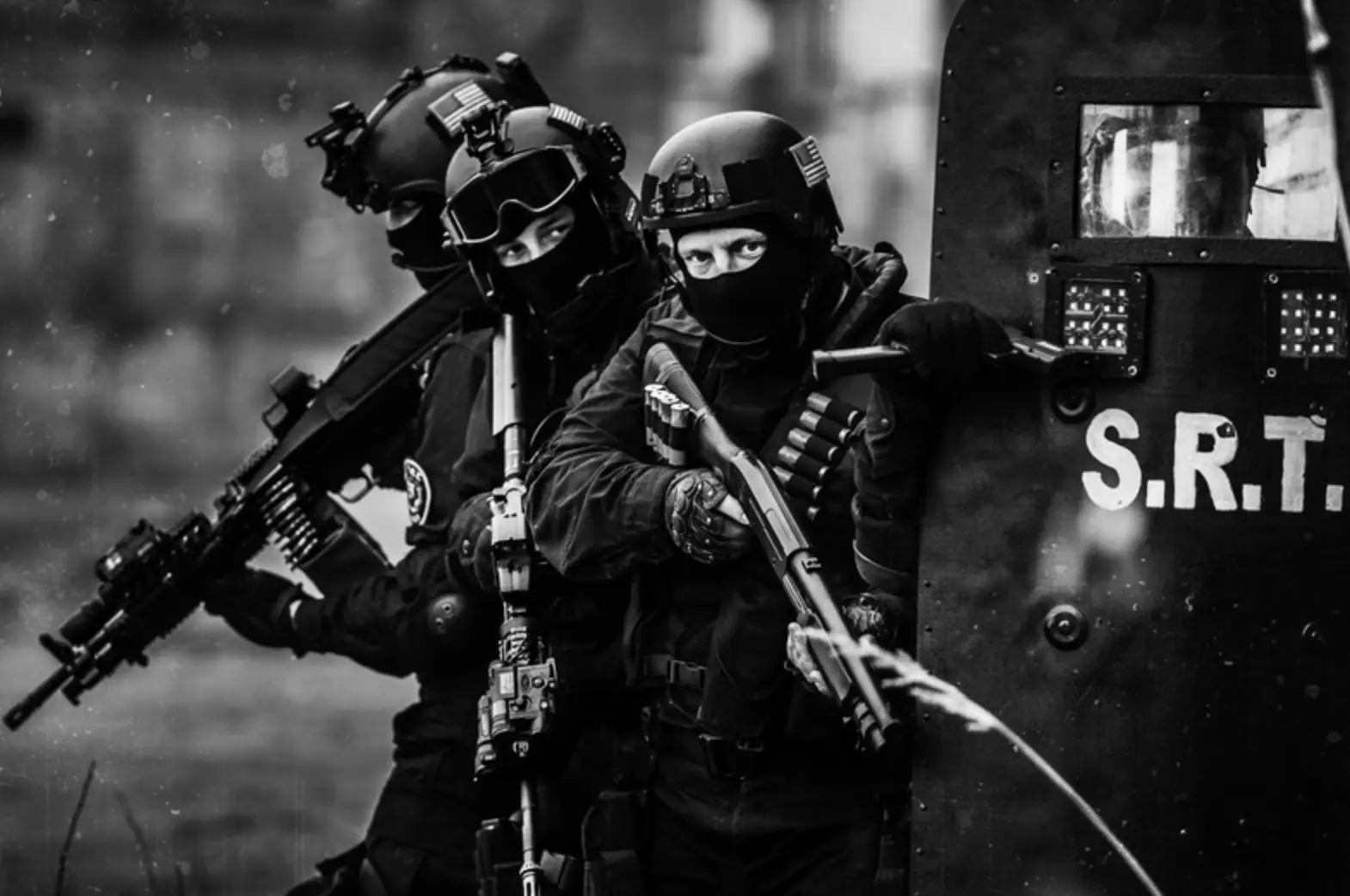 SWAT Team in Action