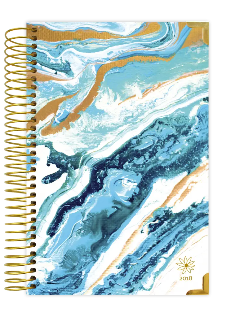 Spiral Notebook with Marble Cover