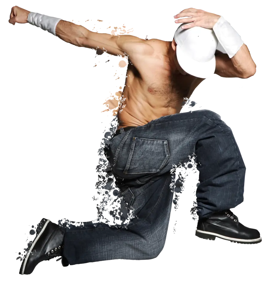 Hip-hop Dancer in Motion
