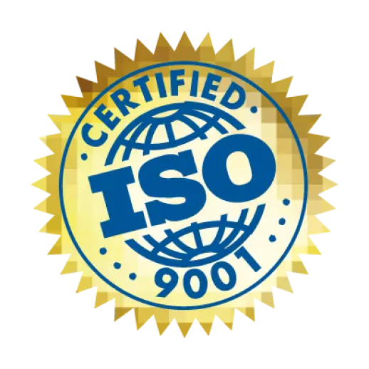ISO 9001 Certified Quality Assurance Badge