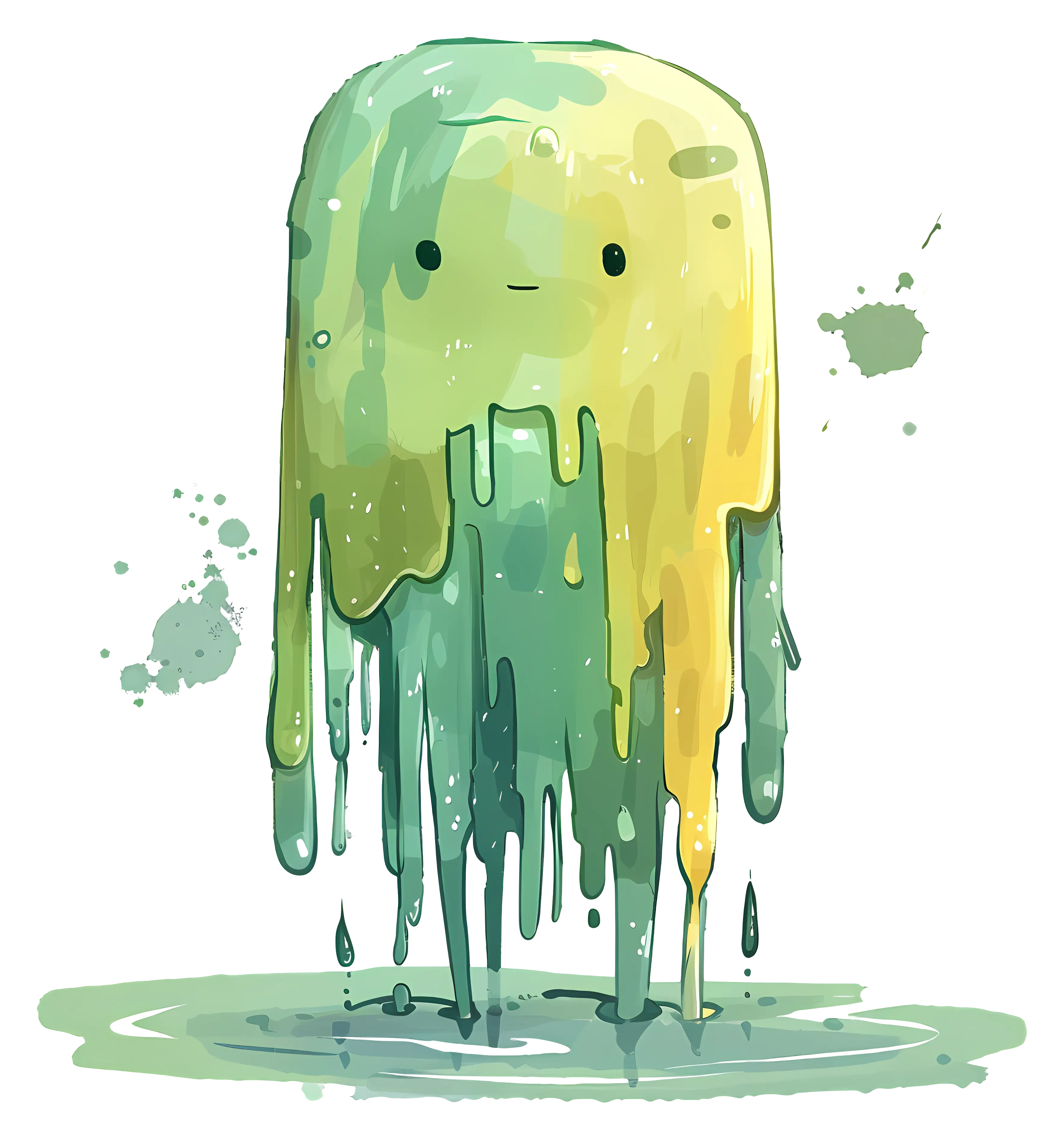 Green and Yellow Slime