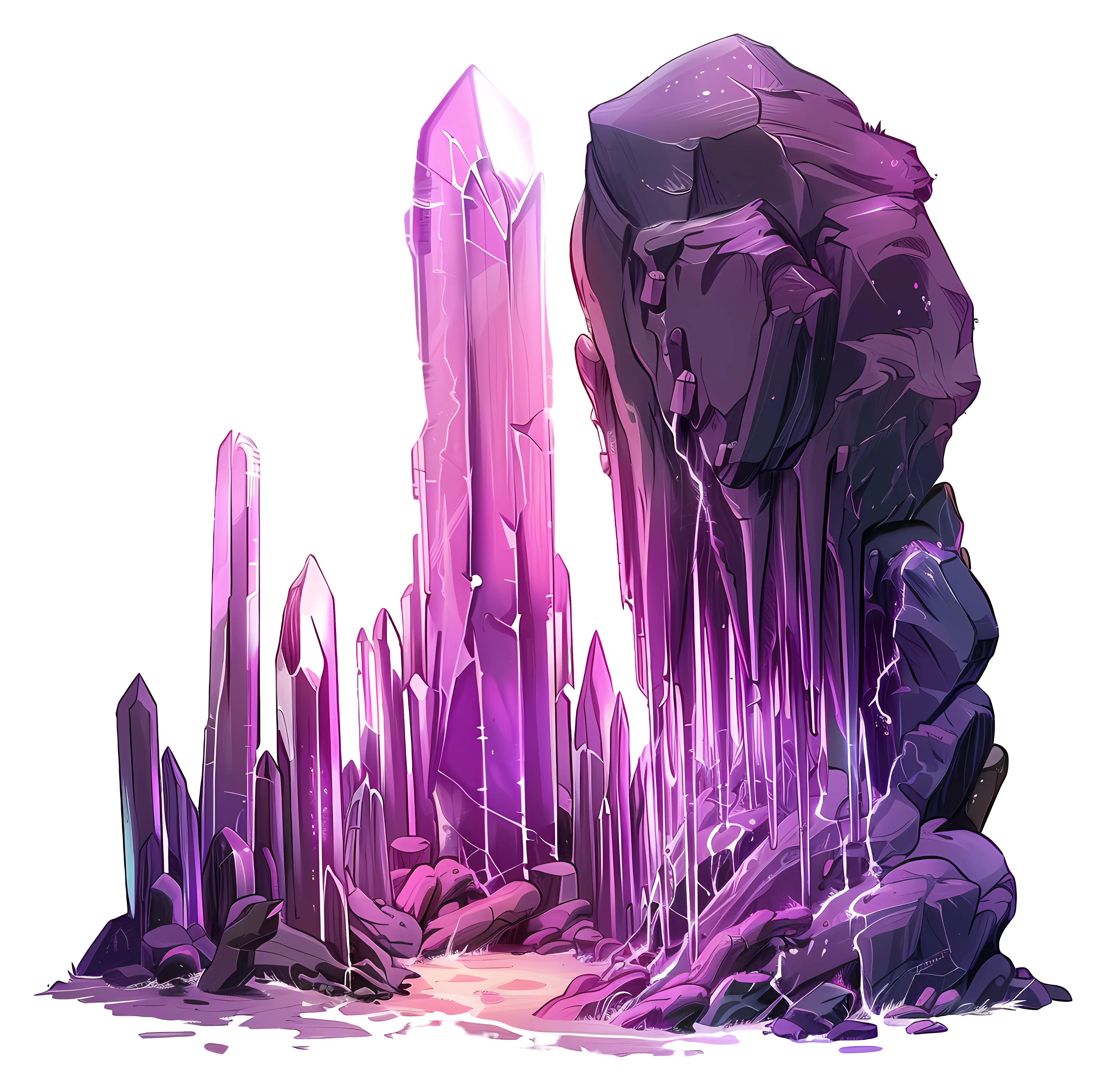 Purple Crystals
