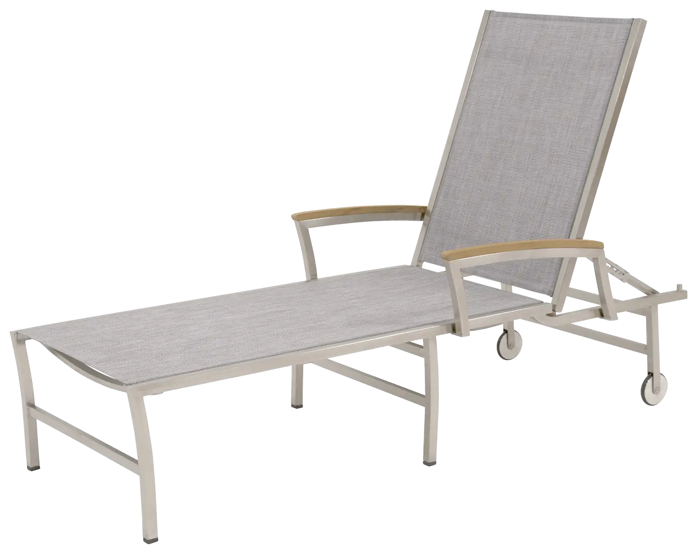 Stylish Gray Chaise Lounge