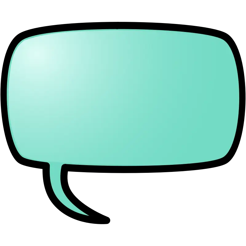 Green Speech Bubble Icon