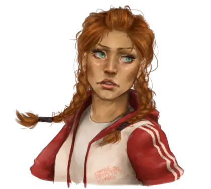 Red-Haired Girl Illustration