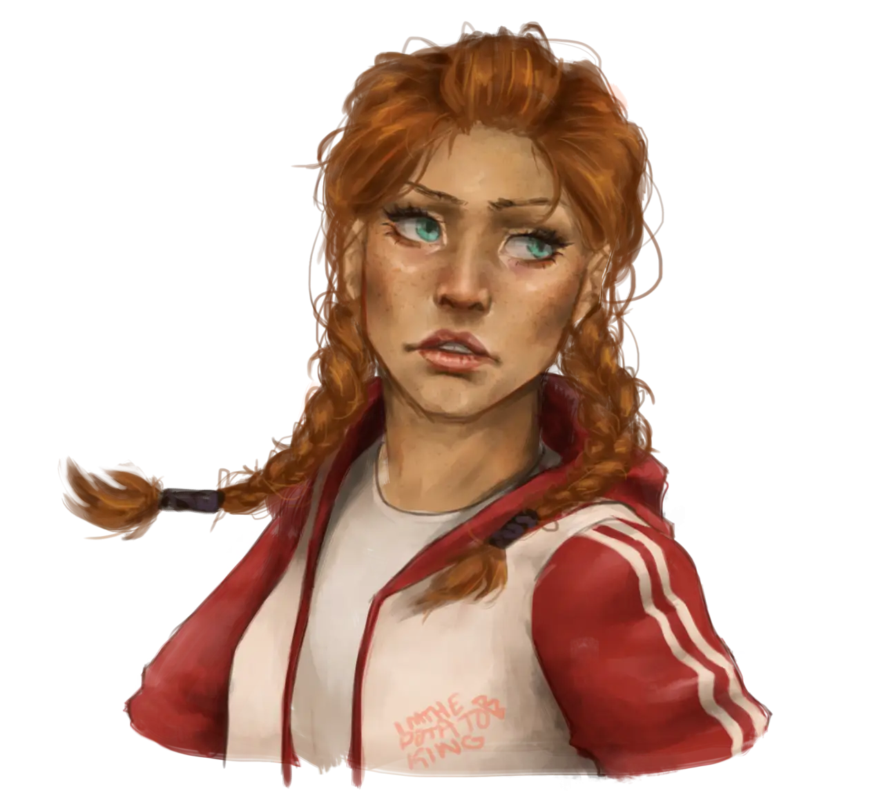 Red-Haired Girl Illustration