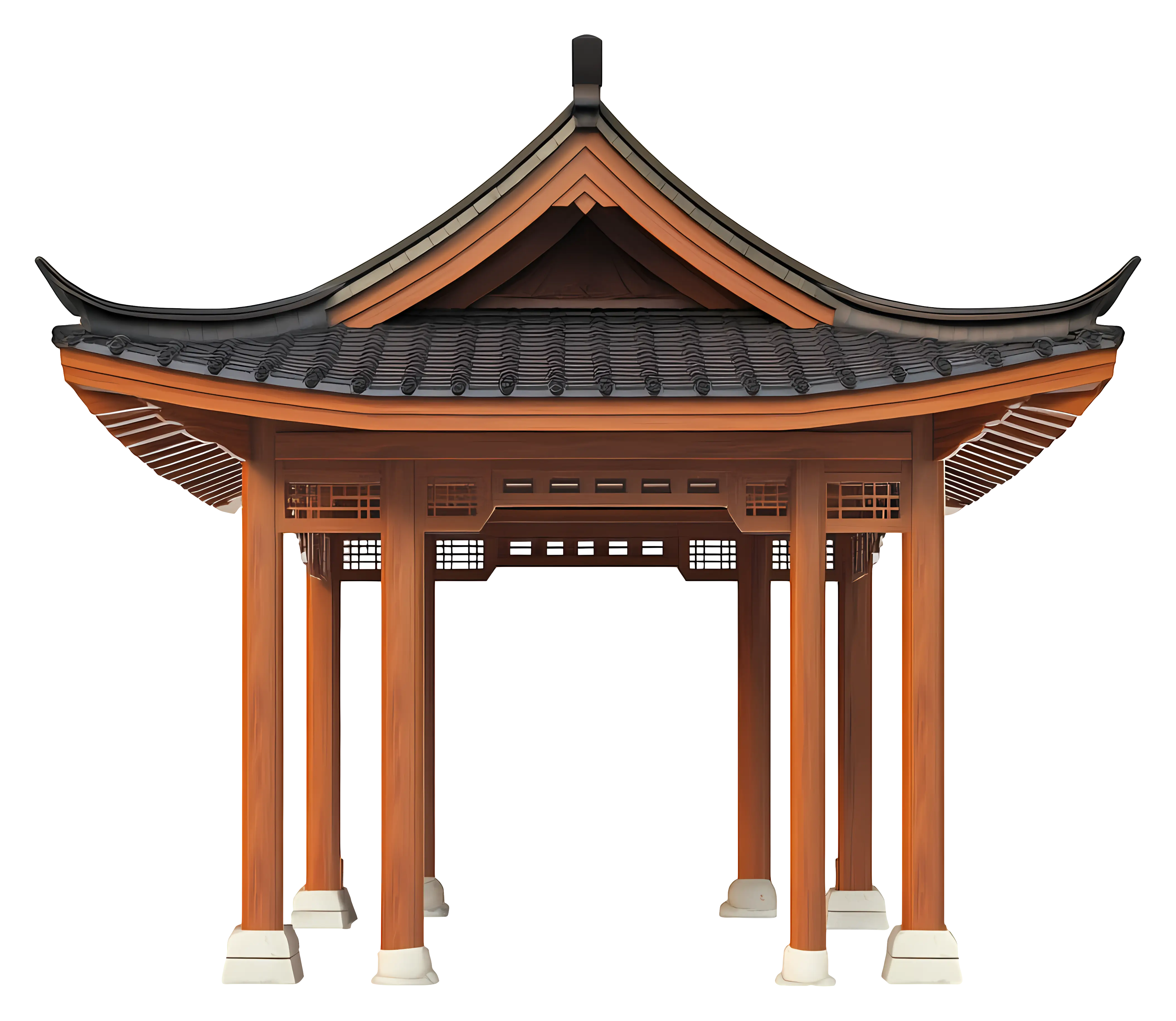 Traditional Wooden Pagoda