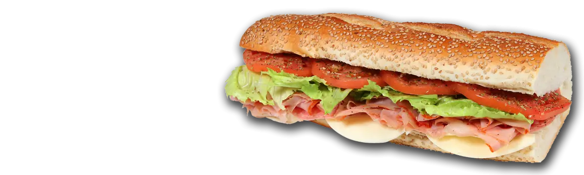 Submarine Sandwich with Fresh Ingredients
