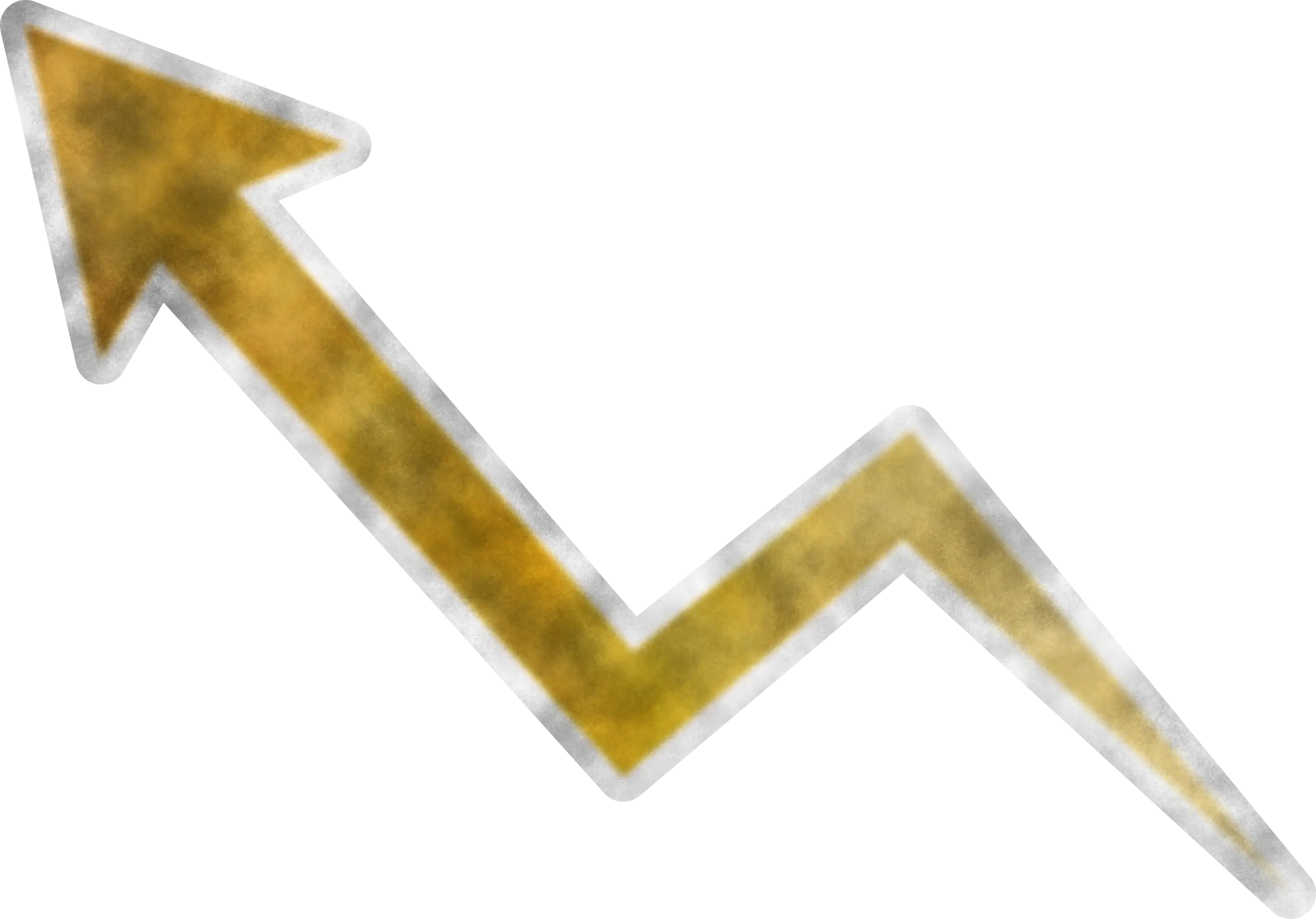 Golden Upward Arrow