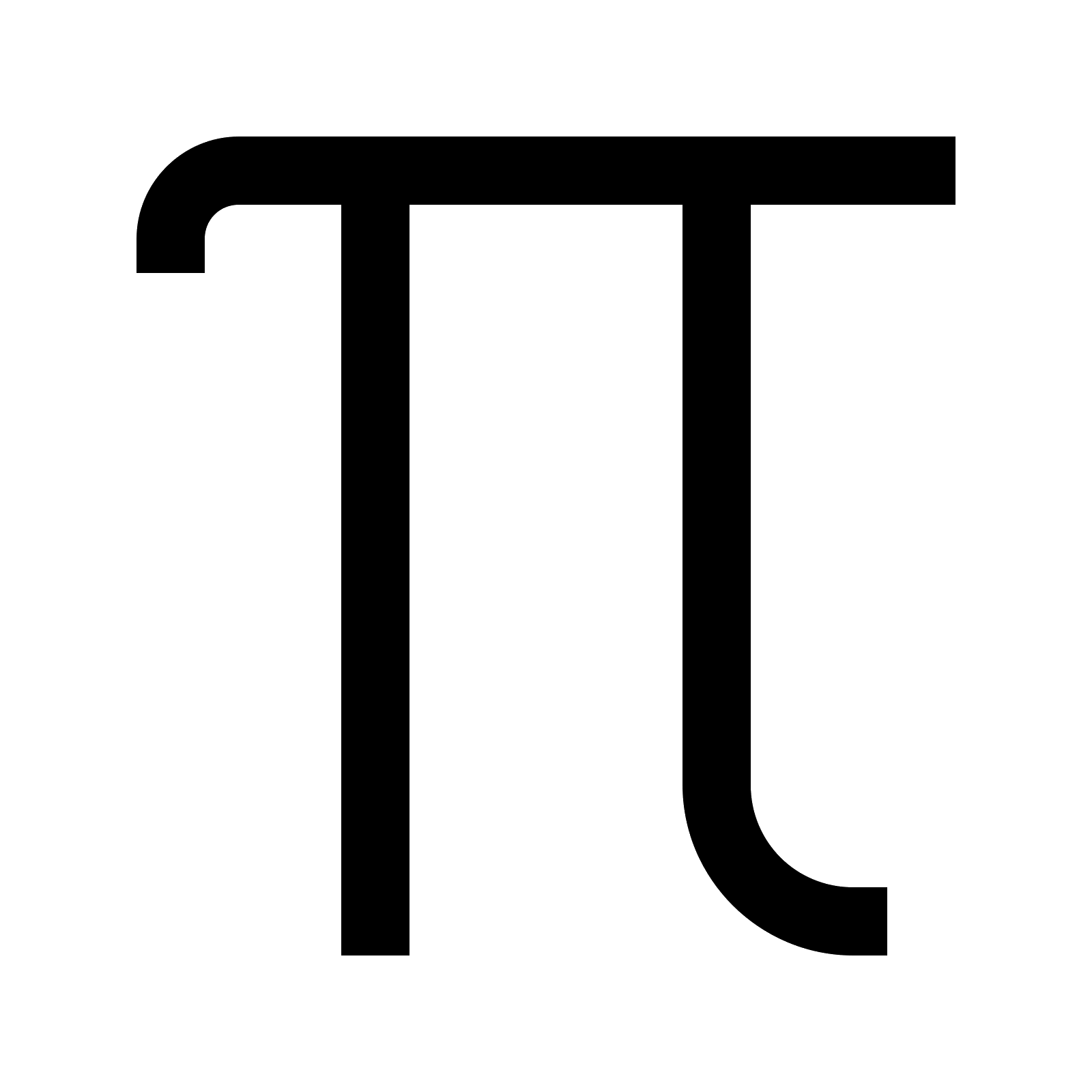 Mathematical Pi Symbol