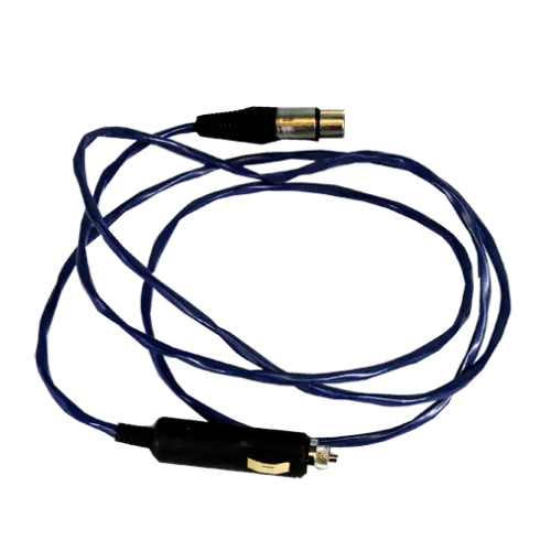 Blue Cable with Connectors for Electronics