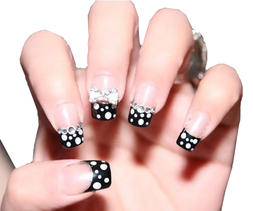 Polka Dot Nail Art