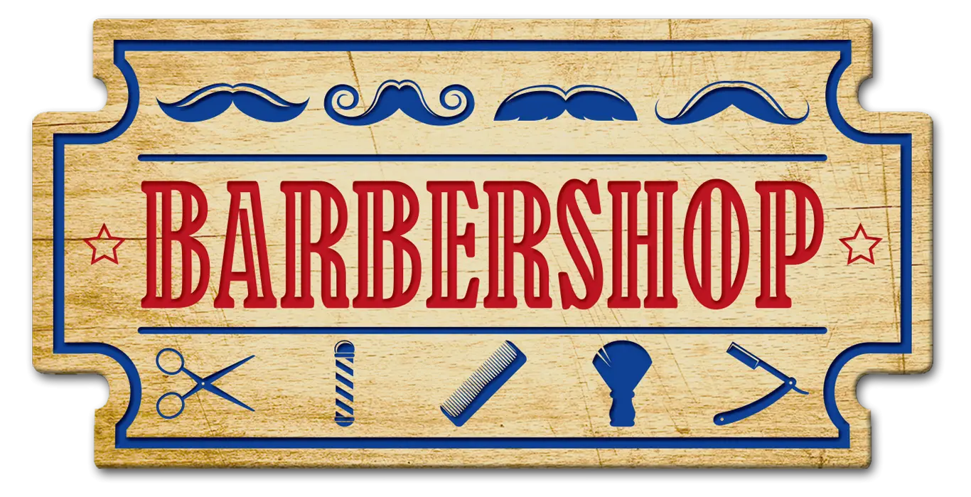 Vintage Barbershop Sign