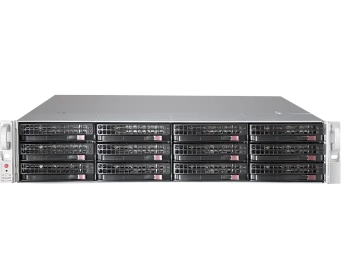 Black Server Rack for Data Storage