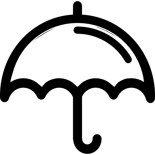 Black Umbrella Icon