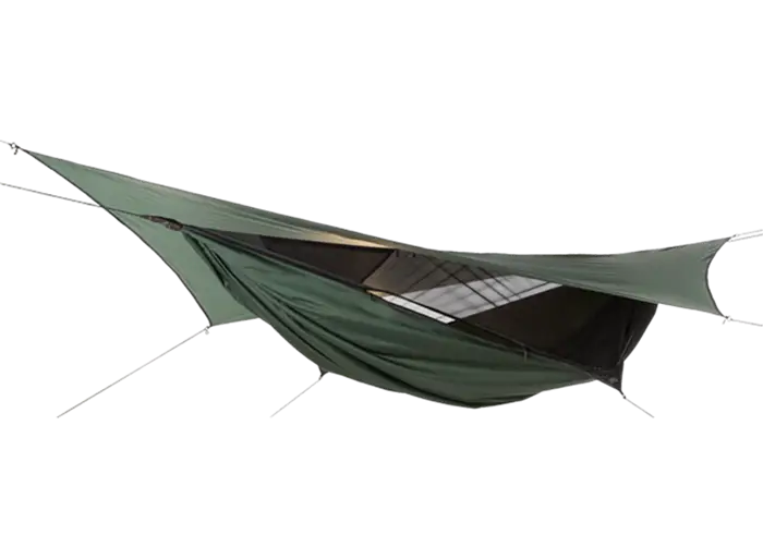 Green Hammock for Camping and Relaxation
