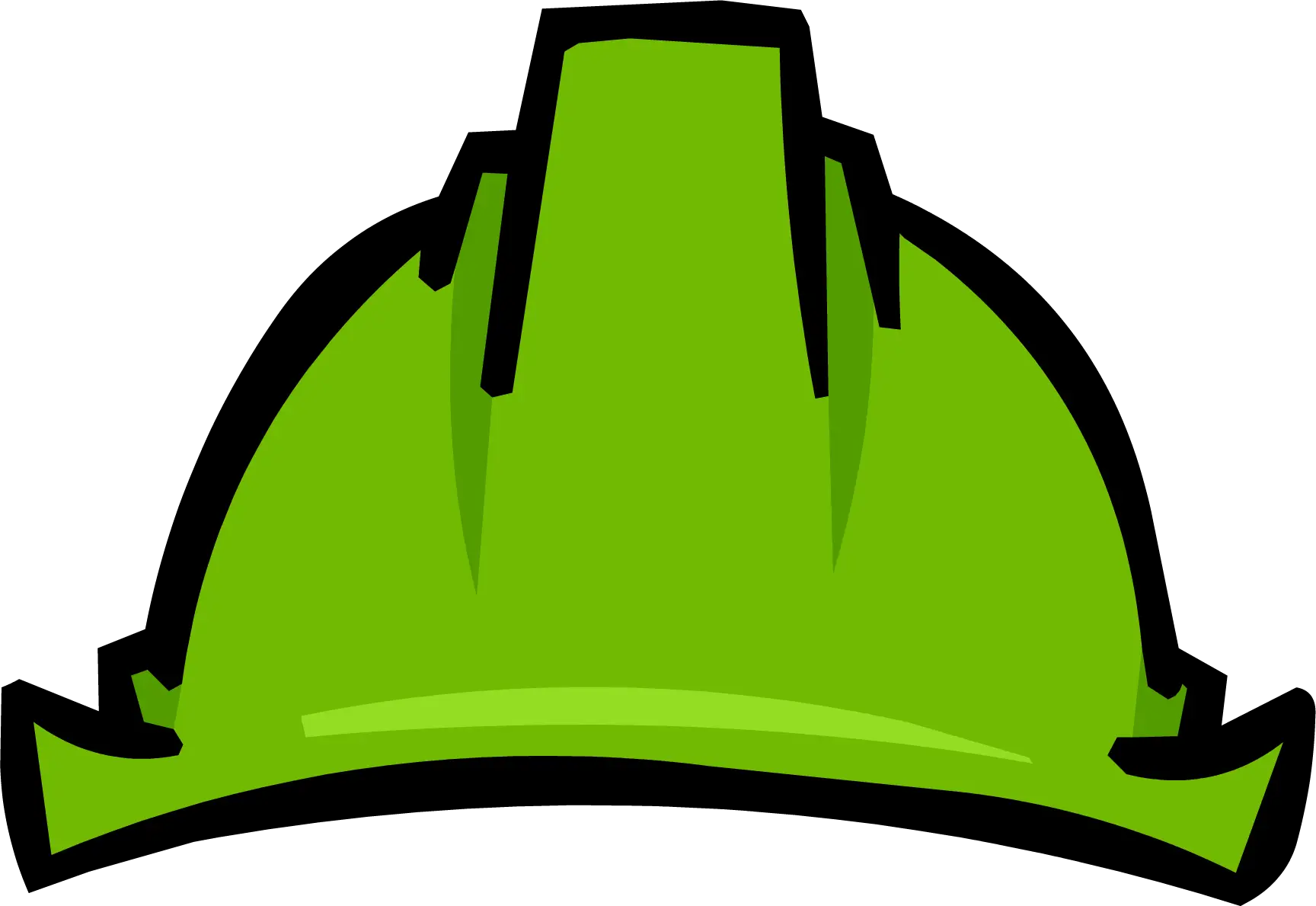 Green Hard Hat for Construction Safety