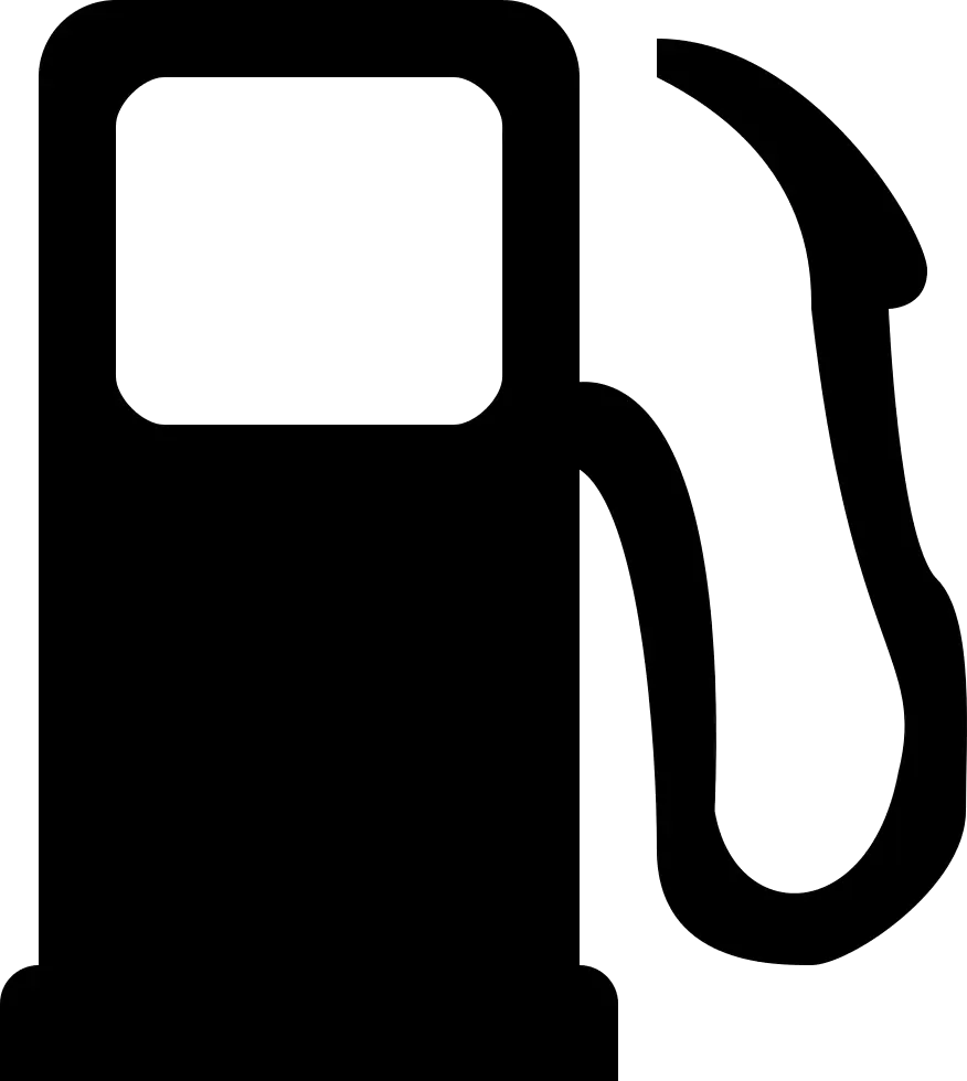 Black Gas Pump Icon