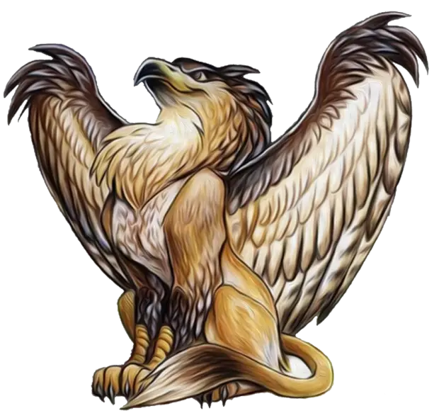 Griffin Artwork Featuring a Majestic Pose